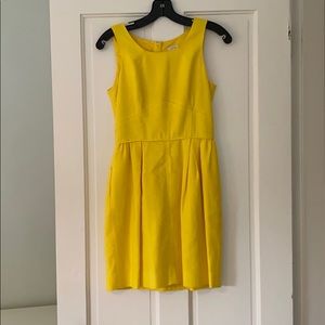 Jcrew yellow dress